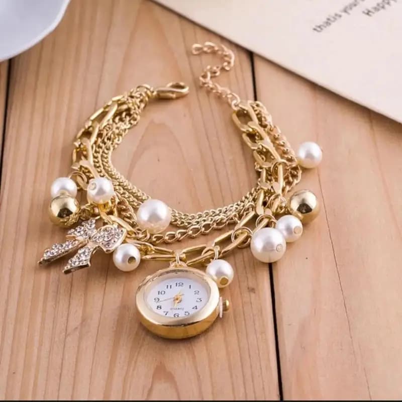 Pearl Bracelet Watch