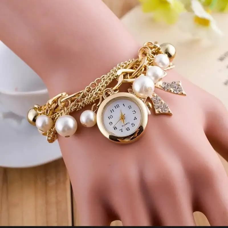 Pearl Bracelet Watch