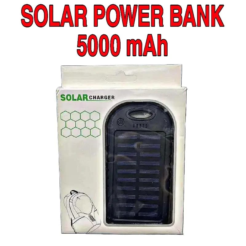 Solar Power Bank 5,000 mAh