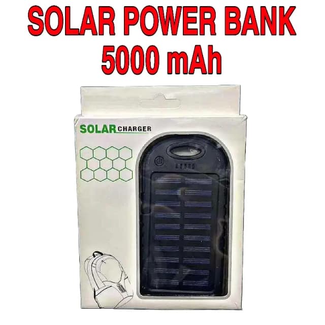 Solar Power Bank 5,000 mAh